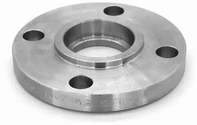 Silver Mild Steel Long Weld Neck Flanges, for Industrial Fitting, Gas Fitting, Shape : Round