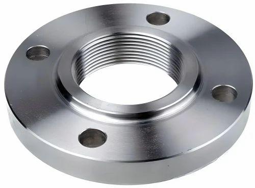 Polished Mild Steel Threaded Flanges, for Automobiles Use, Fittings, Industrial Use, Packaging Type : Carton