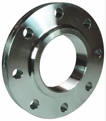Silver Polished Round Mild Steel Flanges, Feature : Excellent Quality, Fine Finishing, High Strength