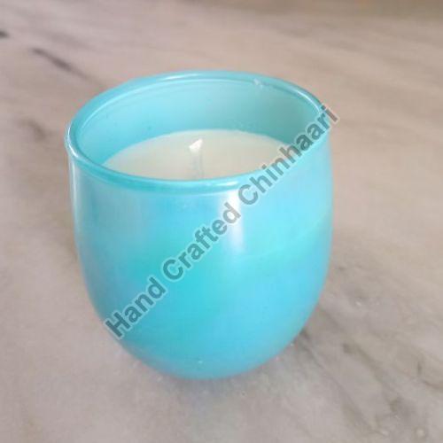 White Glossy Soy wax scented jar candles, for Party, Lighting, Decoration, Gift, Technics : Handmade