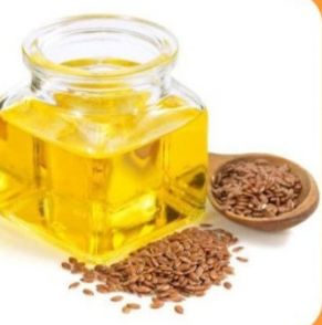 Yellow Natural Heat Break Linseed Oil, for Edible, Packaging Type : Bottle