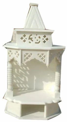 Raj Nagar Stone Home Temple, for Worship, Color : White