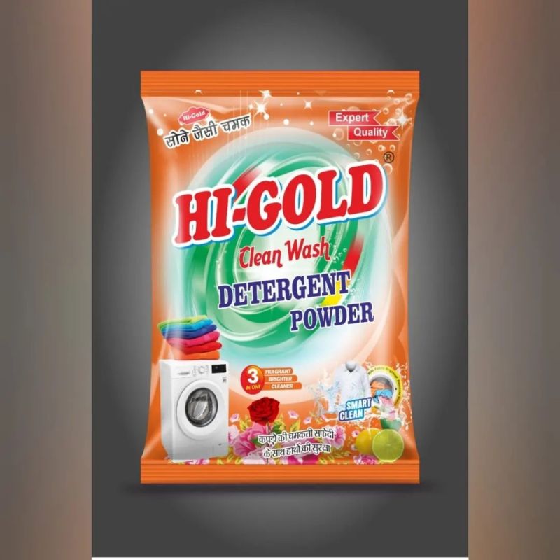 Hi-GOLD Washing Powder, Feature : Eco-friendly, Remove Hard Stains, Skin Friendly