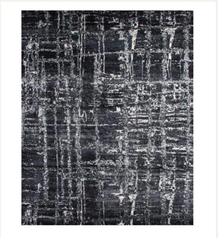 Black Rectangular Hand Tufted Carpets, For Home, Office, Hotel, Speciality : Long Life