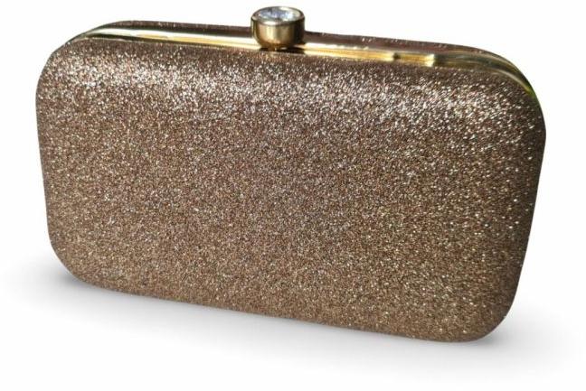 Brown Dibz bridal clutch, Packaging Type : Box