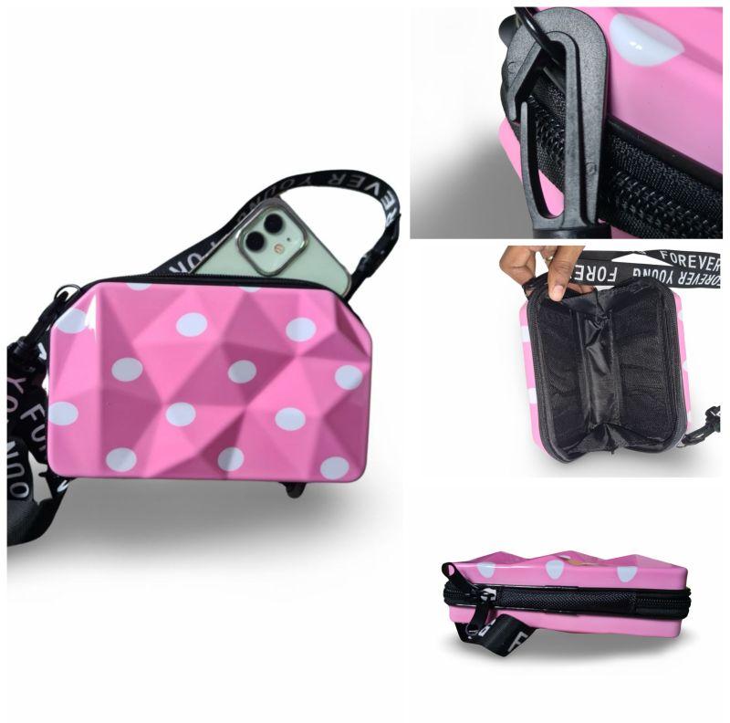 Pink Rectangular Printed crossbody bags, for Corporate Gifts, Technics : Handmade