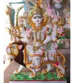 Marble Durga Statue
