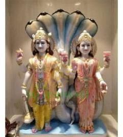 marble laxmi narayan statue