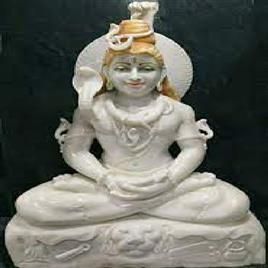 Marble Shiv Ji Dhyanmudra Statue