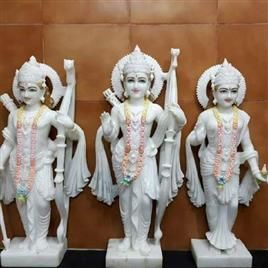 Marble Shree RAM Darbar Statue