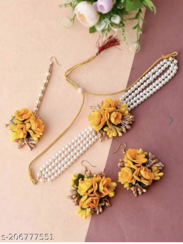 flower jewellery set