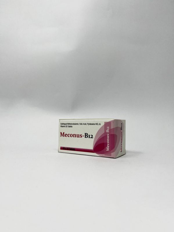 MECONUS B12 TAB, Packaging Type : Box