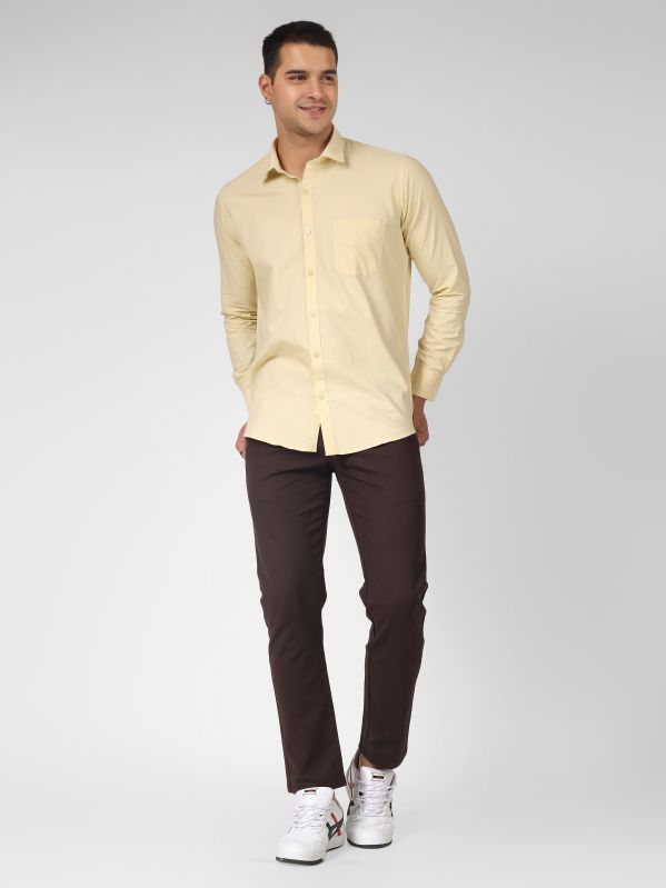 Plain Cotton Mens Formal Shirts, Sleeve Style : Full Sleeve