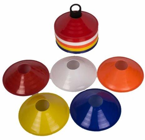 Multicolor Polished Plastic Cricket Saucer Cone, for Sports