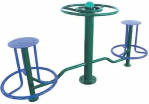 Manual Polished Mild Steel Double Twister Seating, for Gym, Outdoor Use, Gender : Unisex