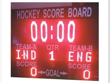 Rectangular Mild Steel LED Hockey Scoreboard, Feature : Durable, Easy To Store, High Quality, Lightweight