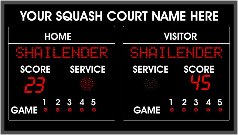 Ae Mild Steel LED Squash Scoreboard, Feature : Durable, Easy To Store
