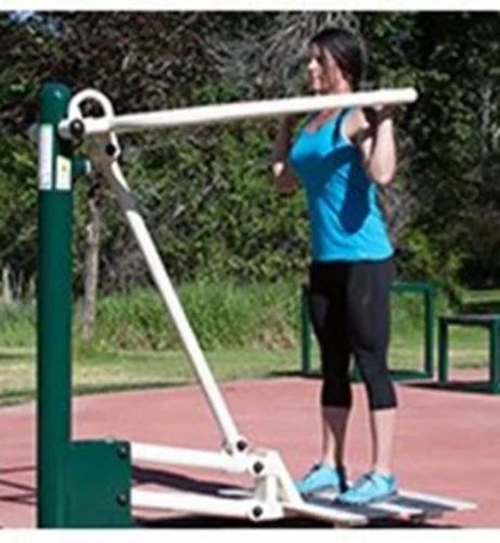 Polished Standing Shoulder Press Machine, for Gym, Size : Medium