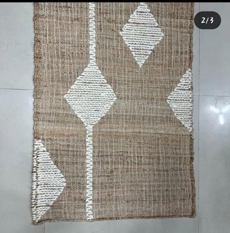 Hemp Rugs, For Floor, Color : Natural