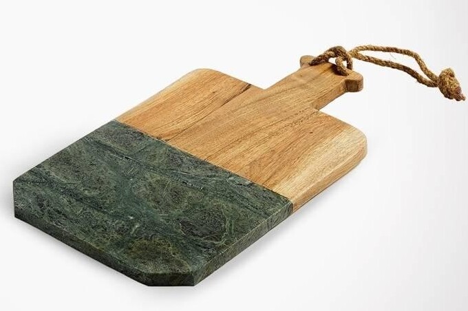 Glossy Kraft Marble / Wood Chopping Board, for Kitchen Ware