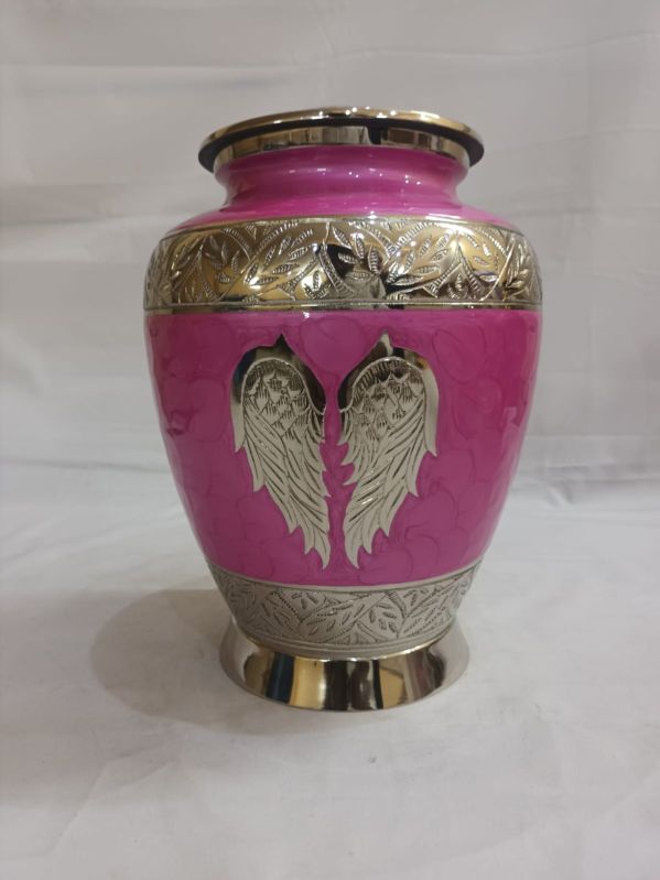 Glossy Kraft Aluminium Cremation Urns, for Funeral / Crematory