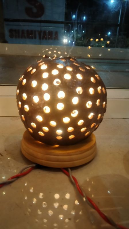 Eco-friendly coconut table bed lamp
