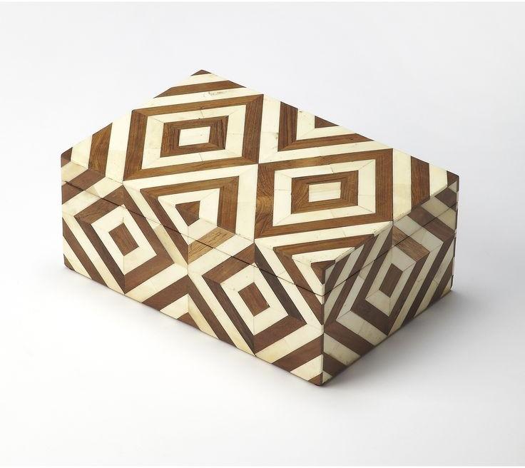 Printed bone inlay boxes, for Gifting, Decoration