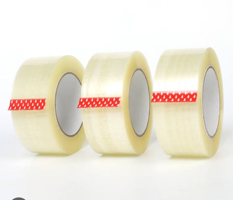 Plain Bopp Cello Tape, for School, Office, Homes, Packaging Type : Corrugated Box