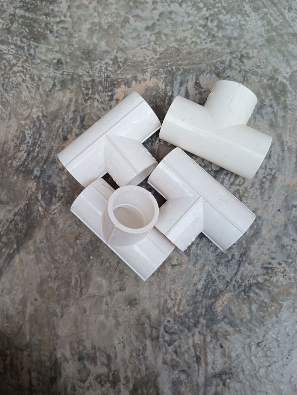 Plastic T-connectors, Color : White