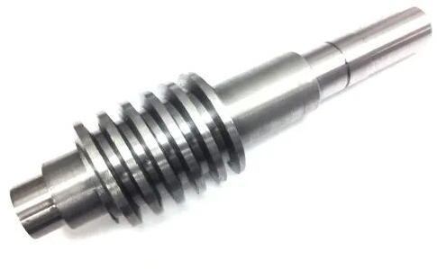 Alloy Steel Worm Shafts, Shape : Cylindrical