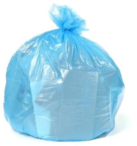Plain Plastic Disposable Garbage Bag, Color : Blue