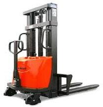 Semi Electric Stacker WITH STRADDLE LEGS, Certification : CE