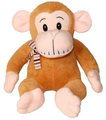 Plush Monkey Stuffed Toy, Color : Brown