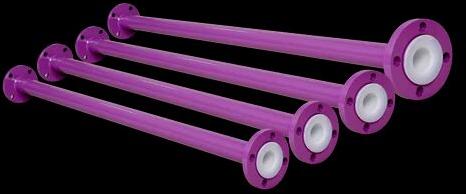 PTFE Lined Pipes, for Gas Handling, Chemical Handling, Utilities Water, Corrosive Applications, Acid Handling