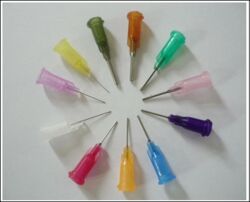 Stainless Steel Plastic Glue Dispensing Needles, Length : 6.35mm - 38.1mm
