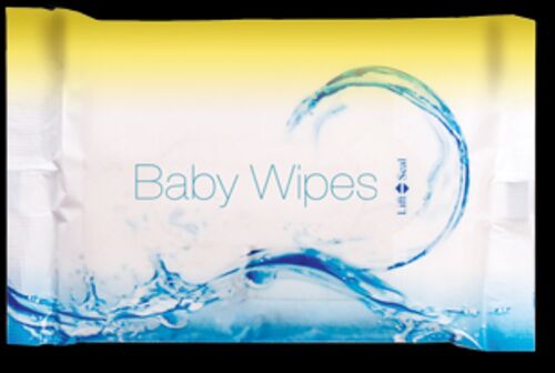Justwipes Plain Nonoven Baby Wipes, Size : 15x20 cms