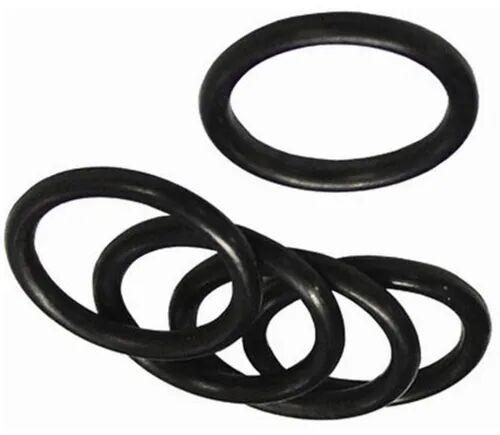 Black Engine Rubber O Ring, for Automobile Indutries, Shape : Round