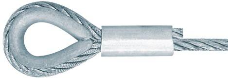 Galvanized Steel Wire Rope Sling, Length : 0-2 m