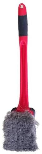 Plastic Car Wash Brush, Color : Red Grey