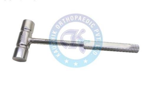Kaushik Orthopaedic Steel Handle SS Hammers, Color : Silver