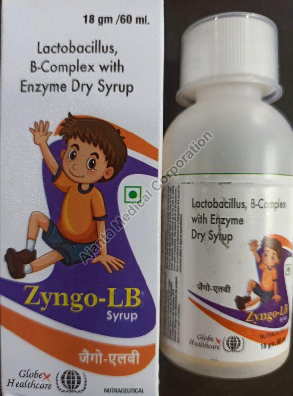 ZYNGO LB SYRUP 60ML, for Clinical, Hospital, Packaging Type : Plastic Bottle