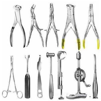 Polished Stainless Steel Maxillofacial Instruments, for Hospital Use.Clinical Use, Size : 2-2.5 Mm, 0-4 Mm