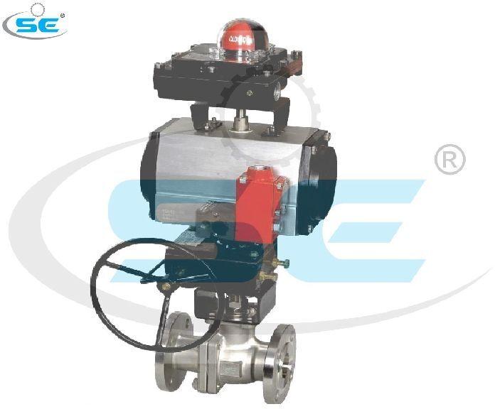 Alloy Steel pneumatic operated valve, for Gas Fitting, Oil Fitting, Water Fitting, Size : 100-150mm