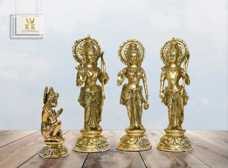 Brass Ram Darbar Statue