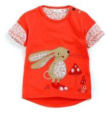 Girl Baby T Shirt, Color : Orange