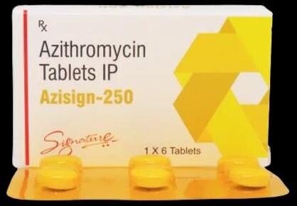 Azithromycin Tablet IP, Packaging Type : Blister