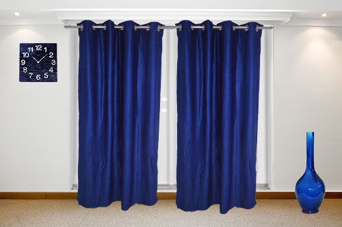 Crush Blue Curtains