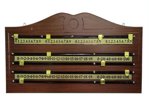 Wooden Score Board, Color : Brown