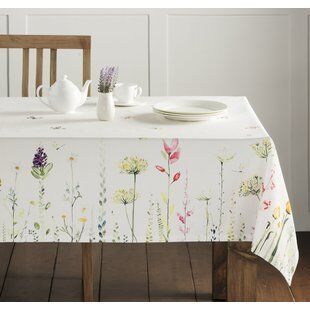 Cotton Tablecloth Fabric, Pattern : Printed