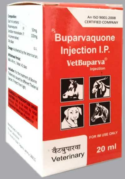 Dog VetBuparva Injection, for Veterinary, Packaging Type : Plastic Bottle